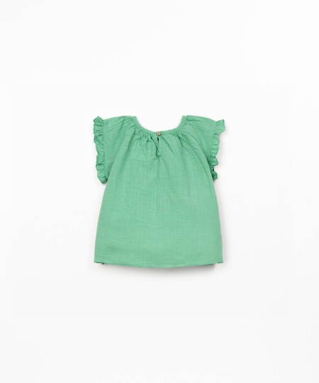 Tunic in organic cotton fabric