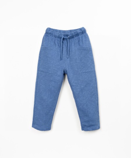 Pantalon en maille de fibres naturelles