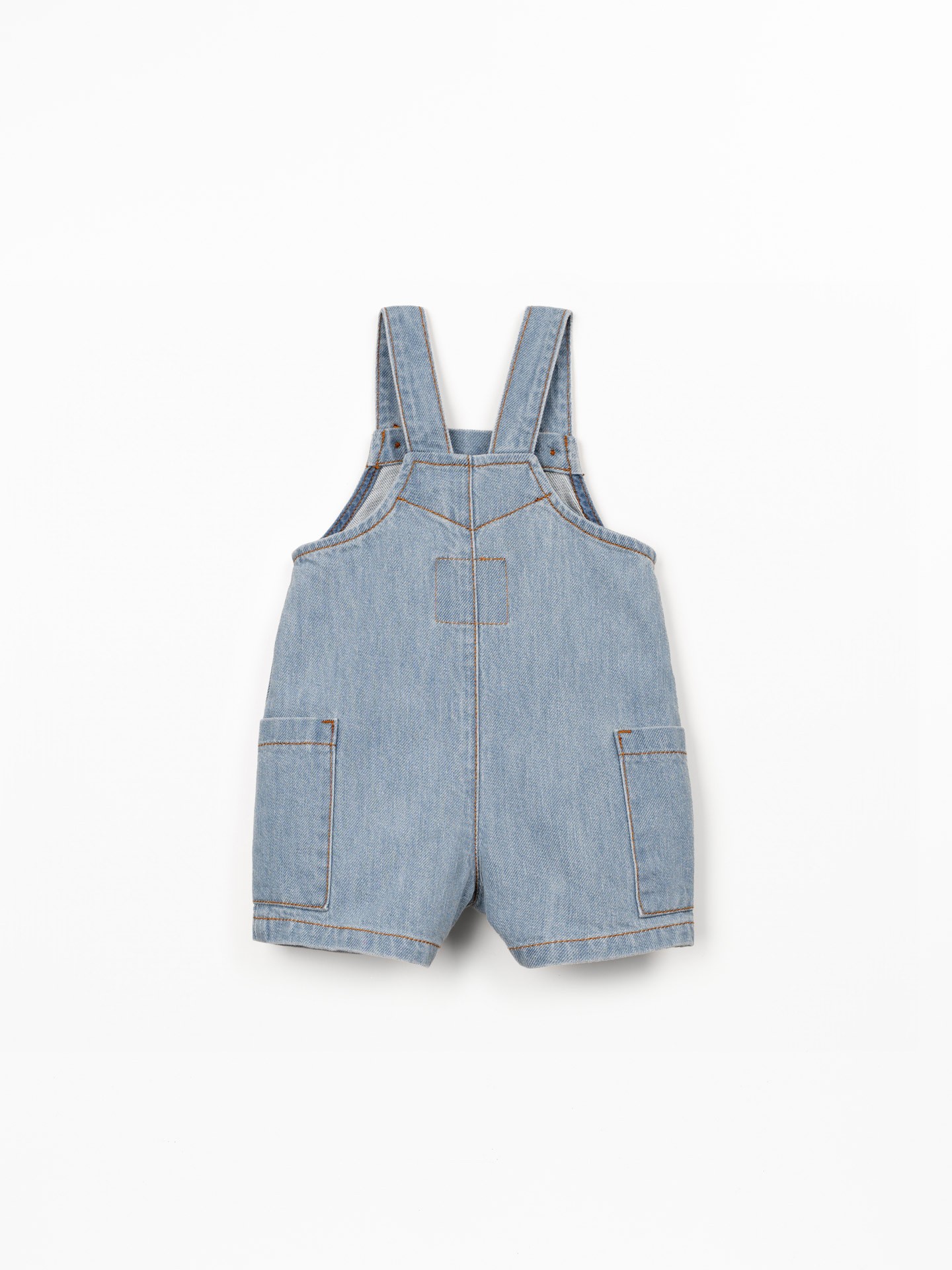 Combinaison en denim de coton