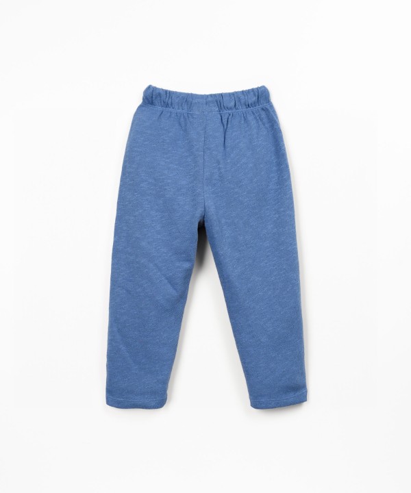 Pantalon en maille de fibres naturelles