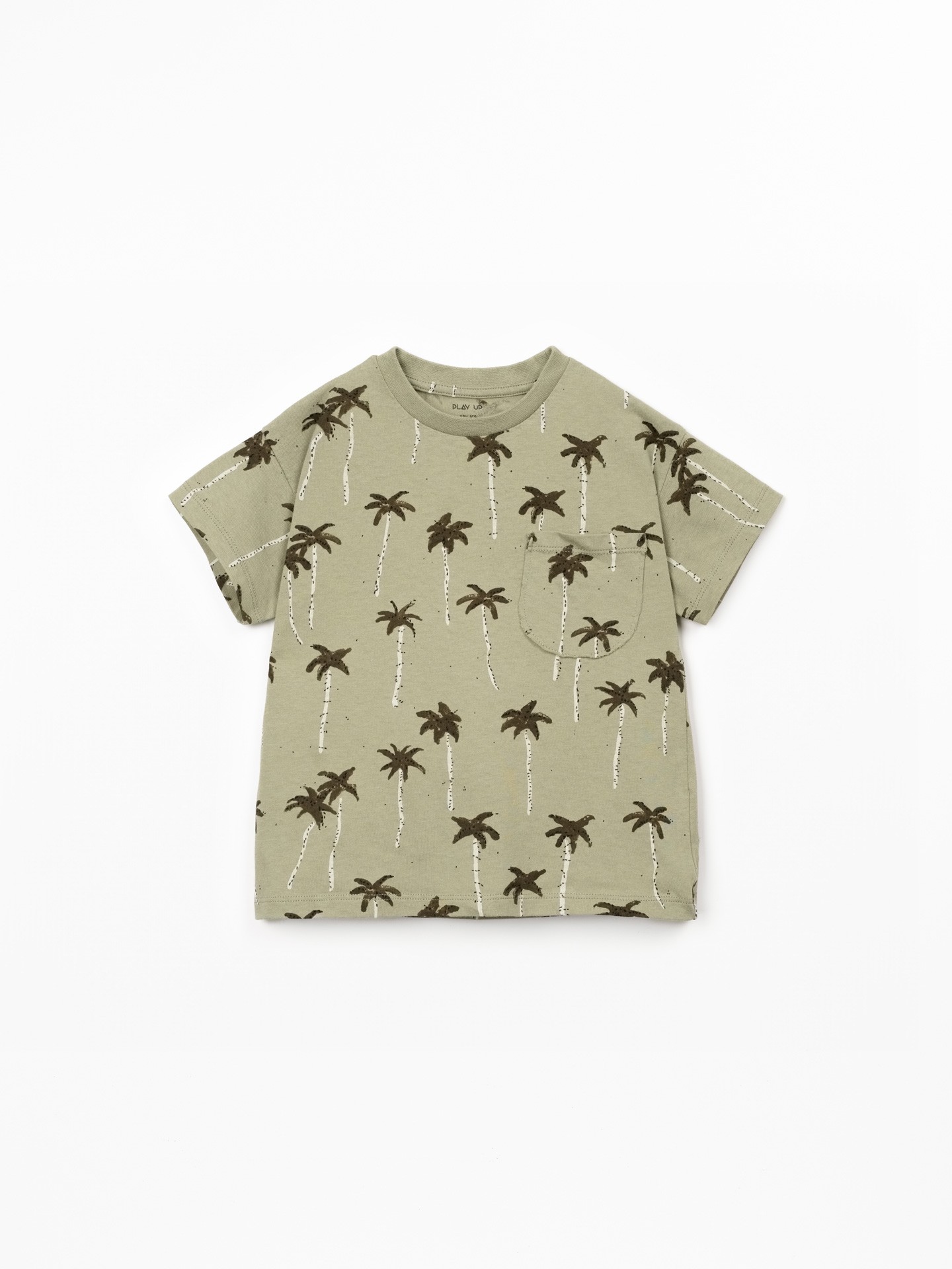 T-shirt en mélange de fibres naturelles et recyclées