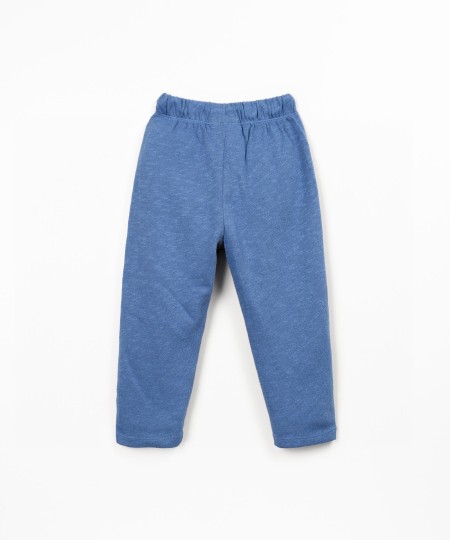 Pantalon en maille de fibres naturelles