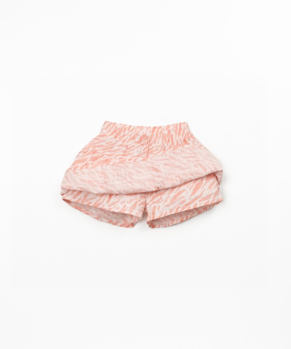 Jupe en tissu de coton biologique � volants