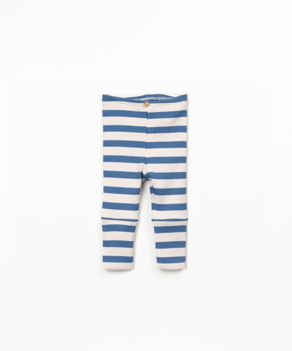 Legging en m�lange de coton et modal