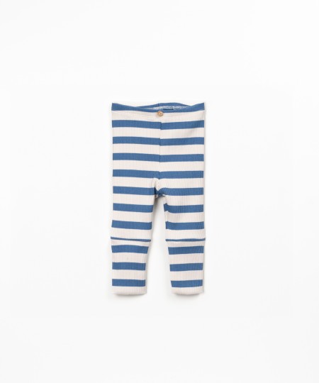 Leggings com mistura de algodão e modal