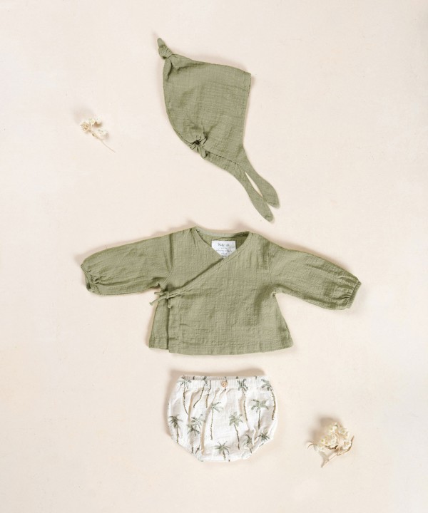 Blouse en tissu de coton biologique