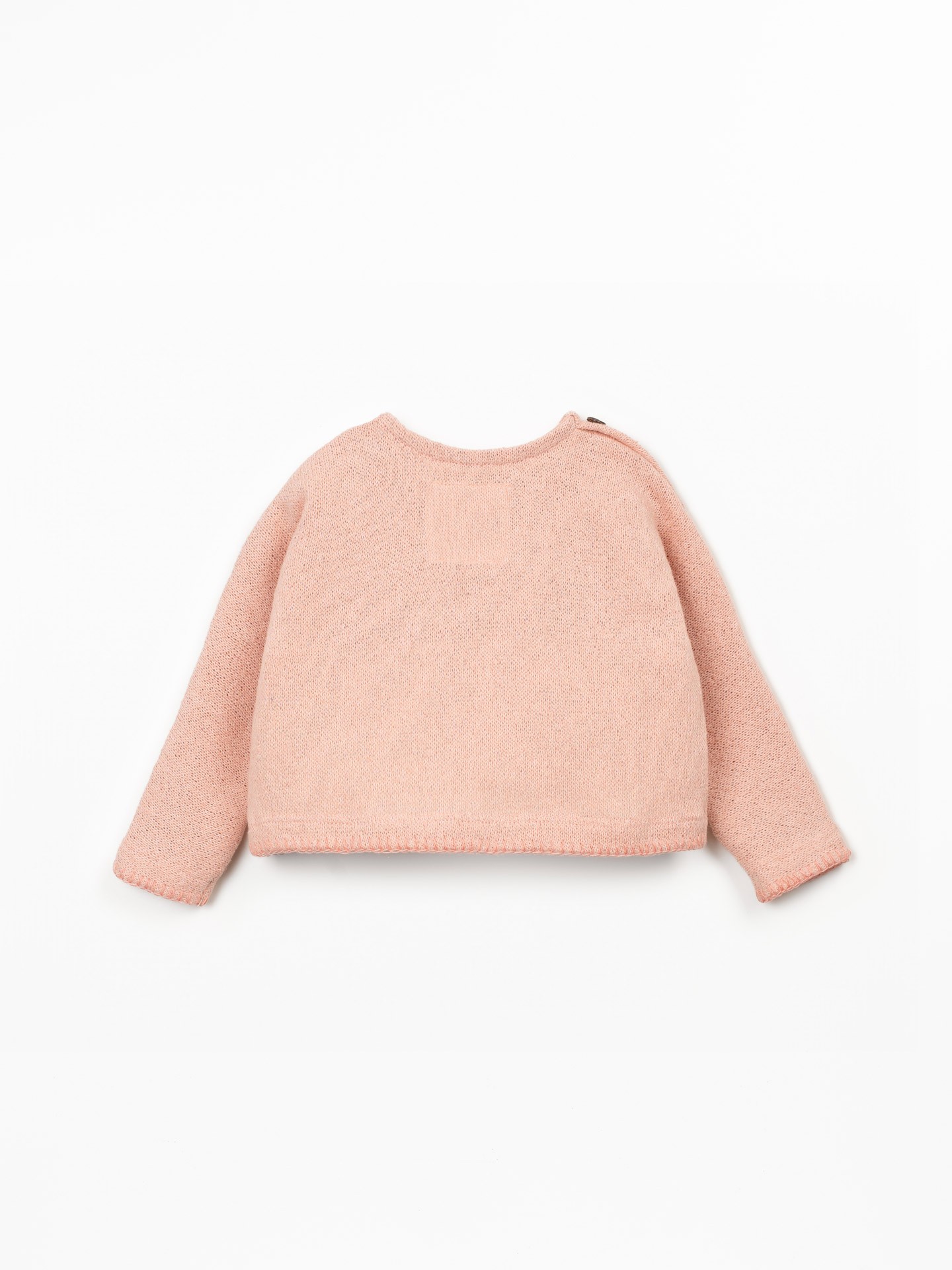 Camisola com mistura de fibras naturais e fibras recicladas