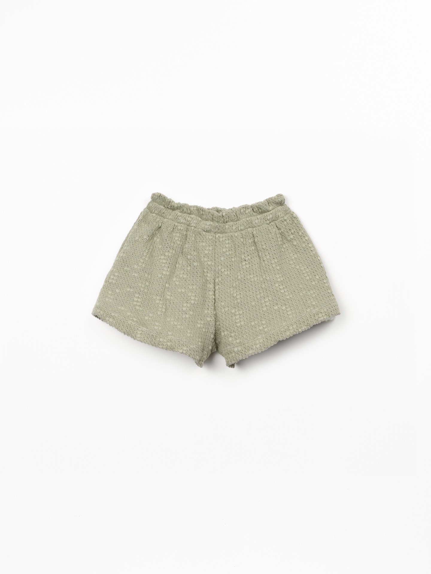 Short en maille effet crochet