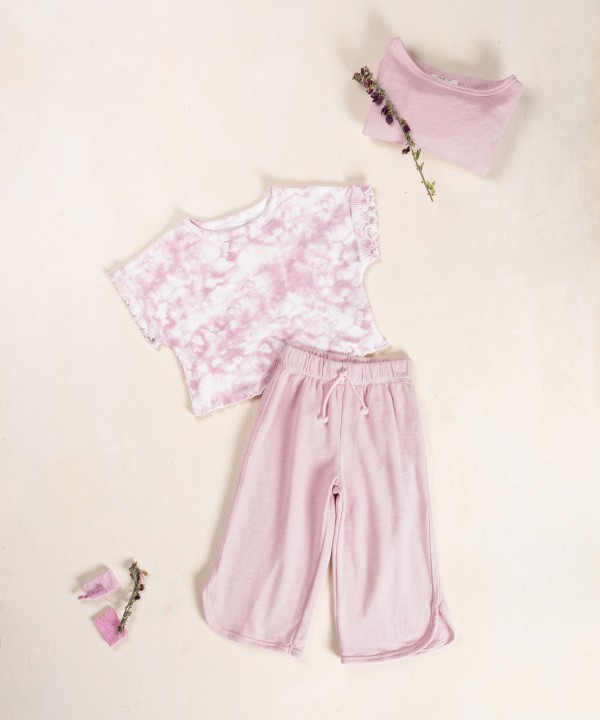 Pantalon en m�lange de fibres naturelles et recycl�es