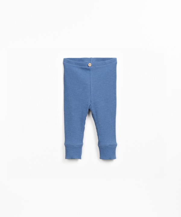 Legging en tricot c�tel�