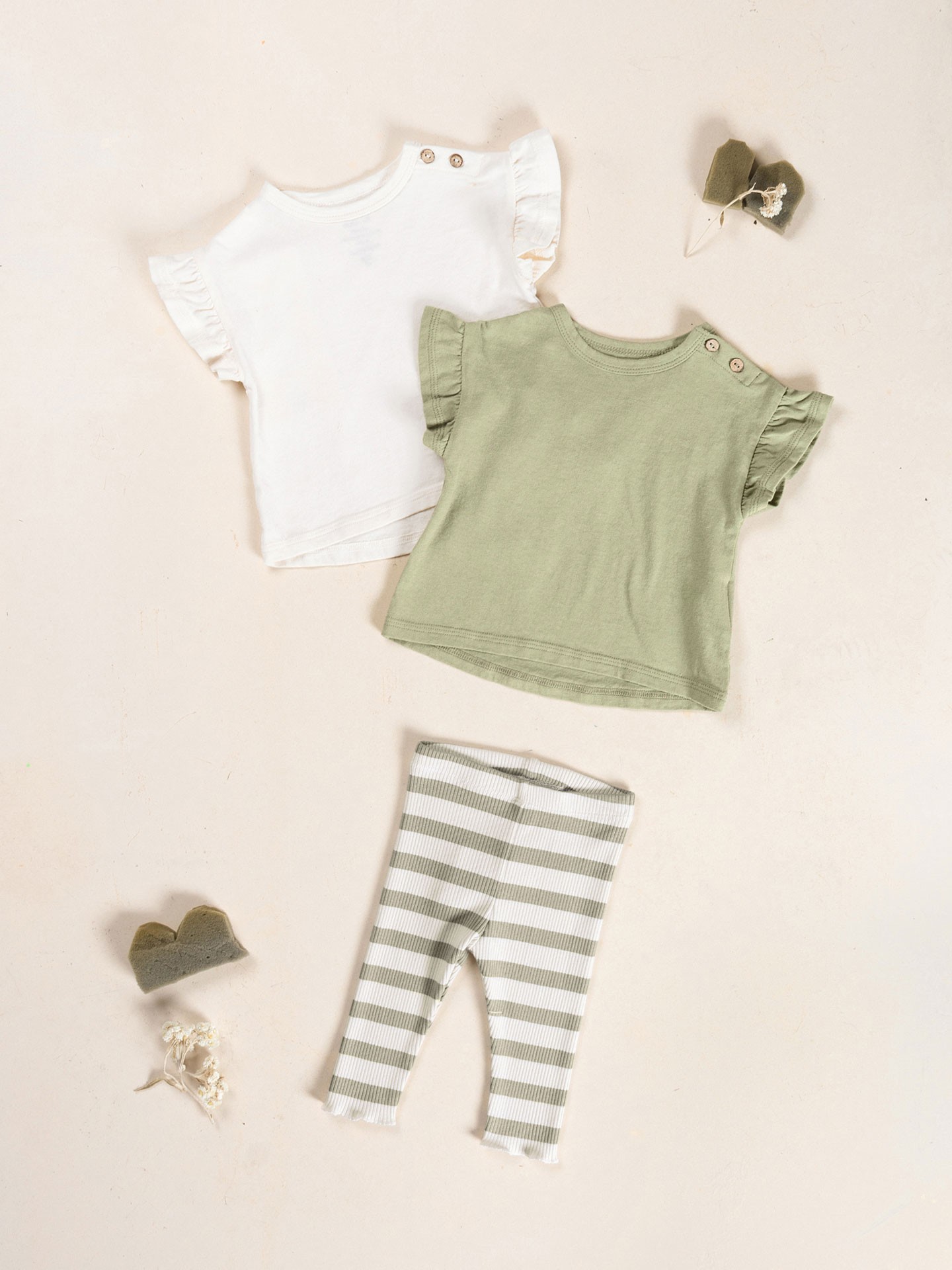 Organic and recycled cotton jersey T-shirt