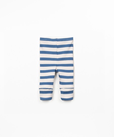 Leggings com mistura de algodão e modal