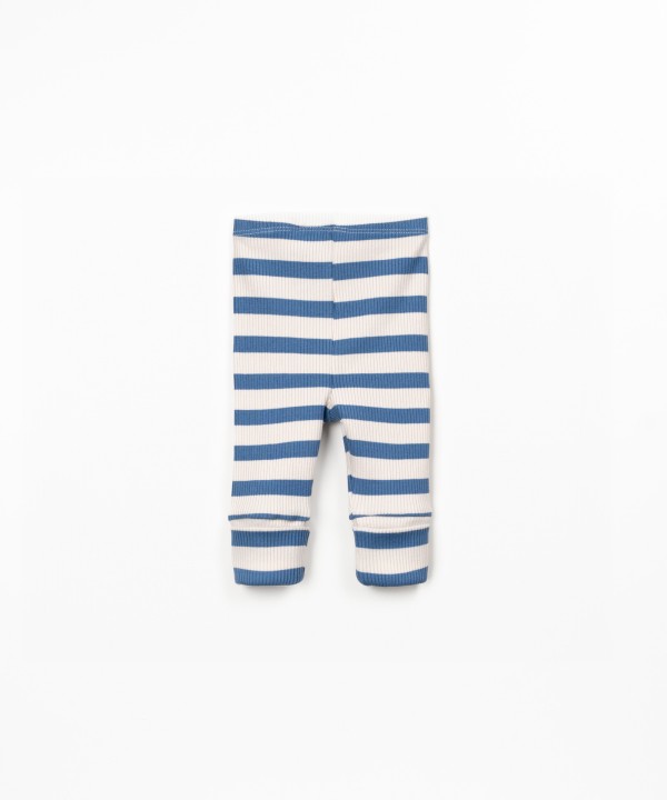 Legging en m�lange de coton et modal