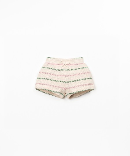 Short en maille avec fil Re(Play)