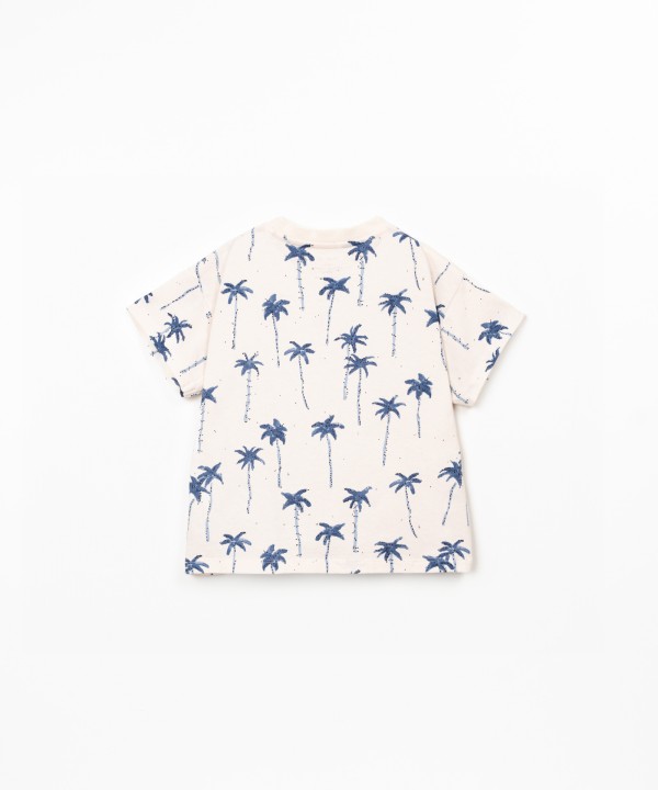 T-shirt en mélange de fibres naturelles et de fibres recyclées