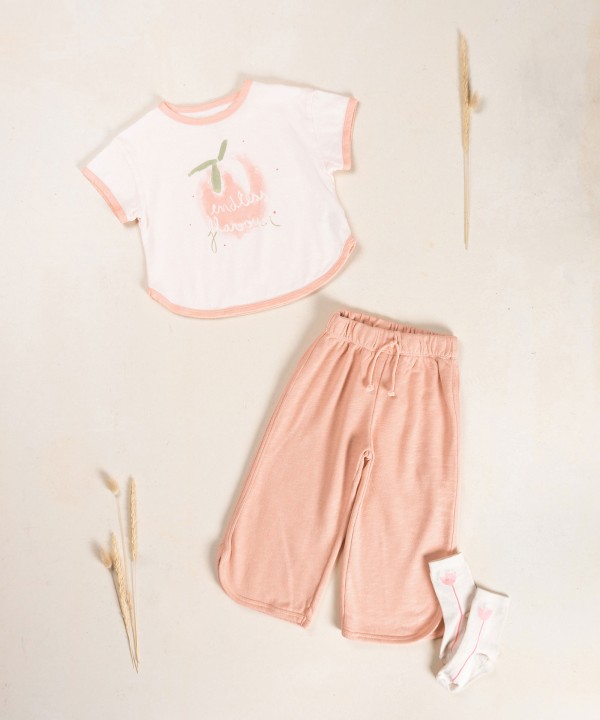 T-shirt en fibres naturelles