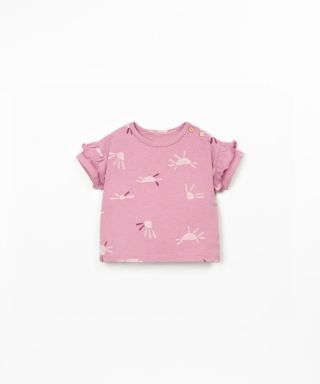 T-shirt anti-UV en m�lange de fibres recycl�es et naturelles