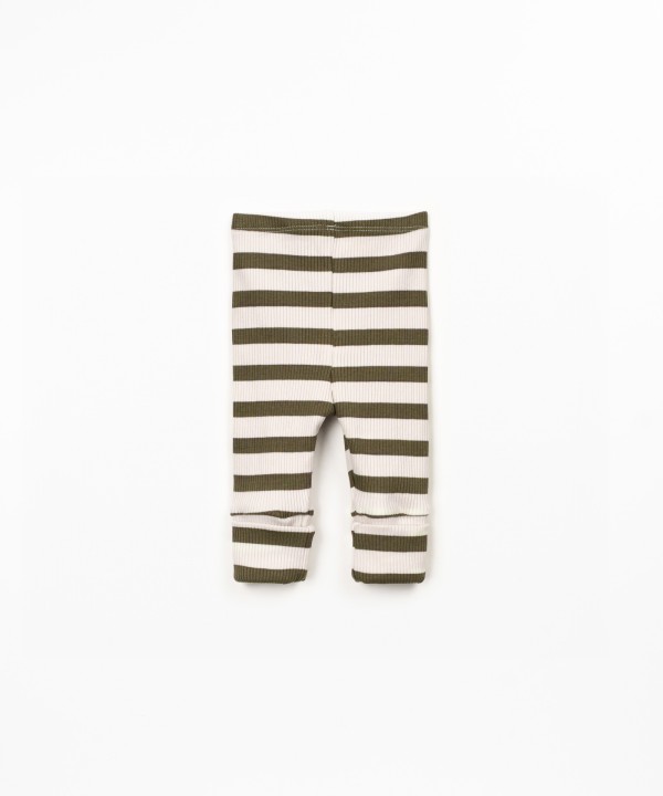 Leggings en m�lange de coton et modal