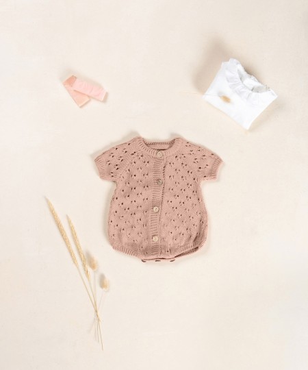 Mono de punto en mezcla de algodón y algodón reciclado