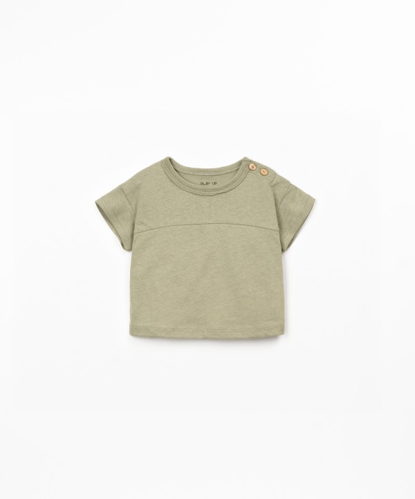 T-shirt en m�lange de fibres naturelles