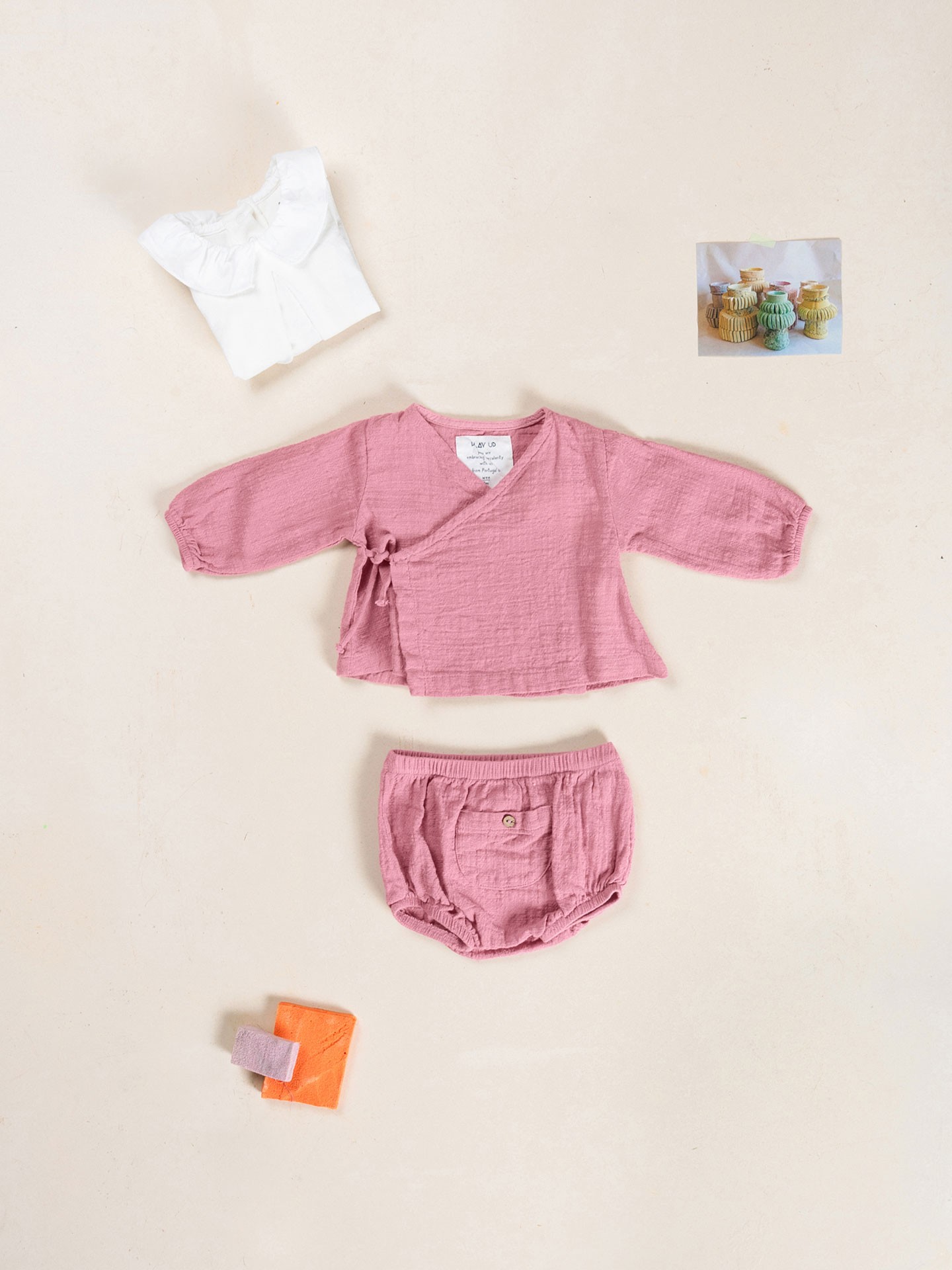 Short en tissu avec poche