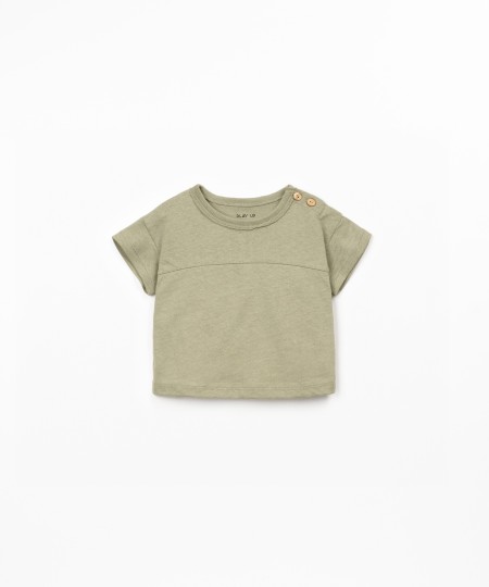 T-shirt en m�lange de fibres naturelles