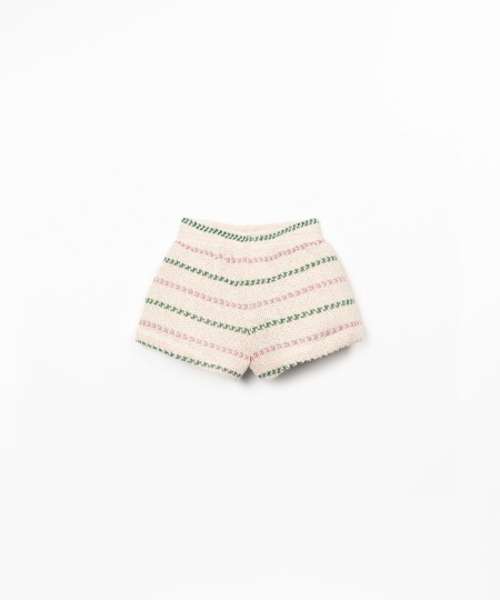 Short en maille avec fil Re(Play)