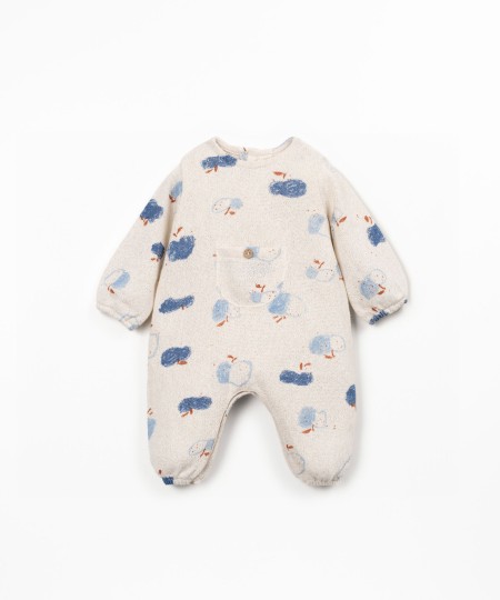 Mono de punto con estampado