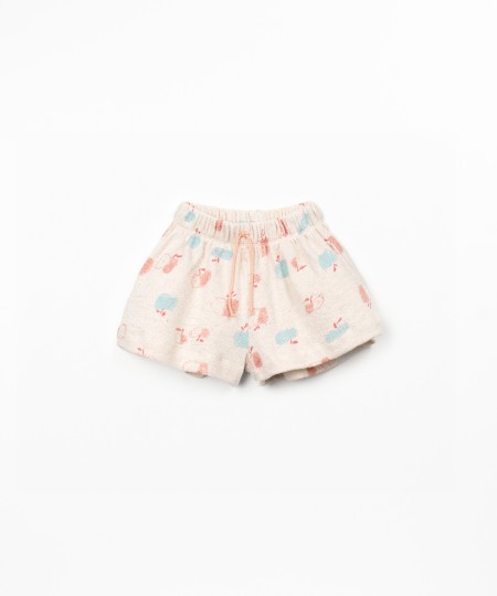 Short imprim� pommes