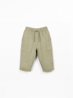 Pantalon en maille de coton biologique et lin Pantalon en maille de coton biologique et lin