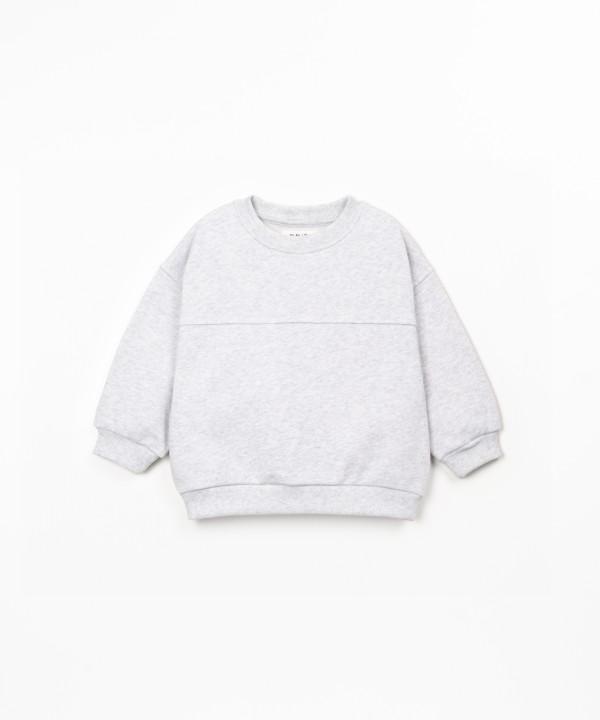 Sweat en maille avec coton recycl?