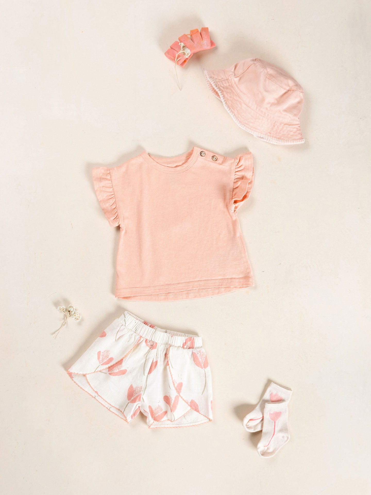 Organic and recycled cotton jersey t-shirt