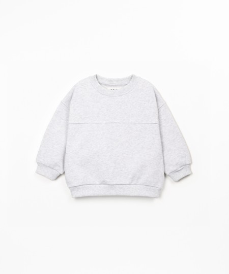 Sweat en maille avec coton recycl?