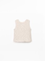 Top sans manches en maille textur�e