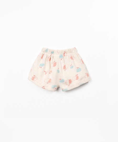 Short imprimé pommes