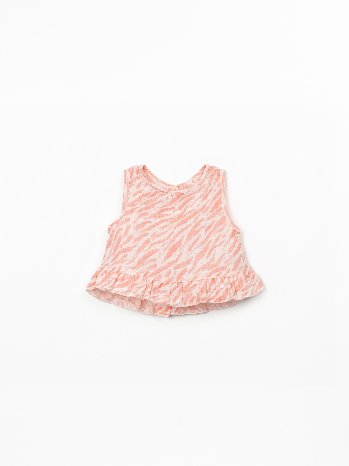 Top en tissu avec imprim?