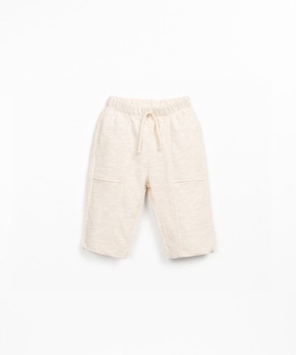 Pantalon en maille de coton biologique