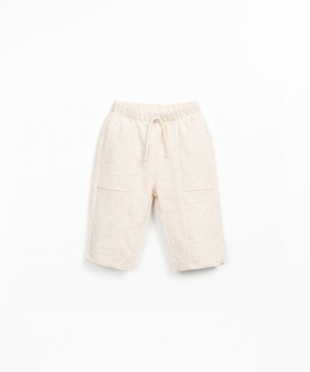 Pantalon en maille de coton biologique
