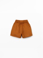 Short en maille avec lin