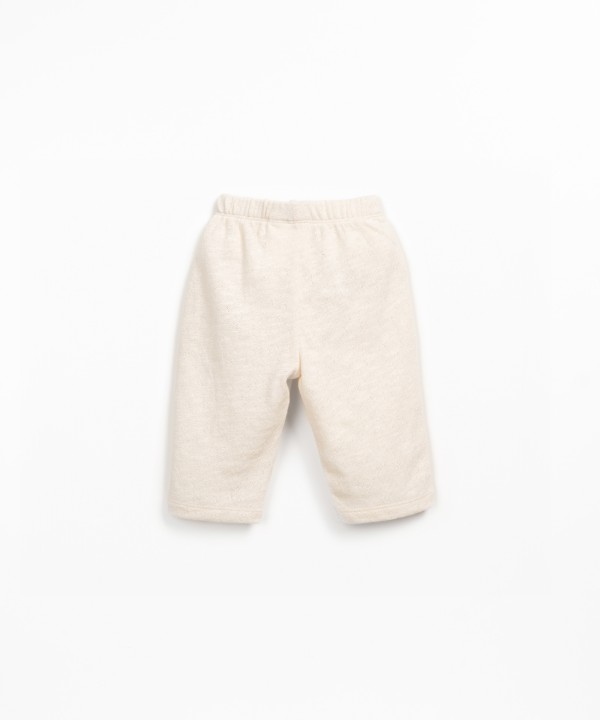 Pantalon en maille de coton biologique