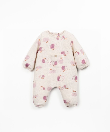 Pelele de punto con estampado