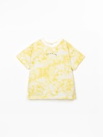 T-shirt in mixture of organic cotton and recycled cotton