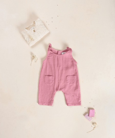 Macacão de tecido em algodão orgânico