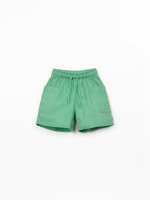 Short en tissu avec cordon ajustable