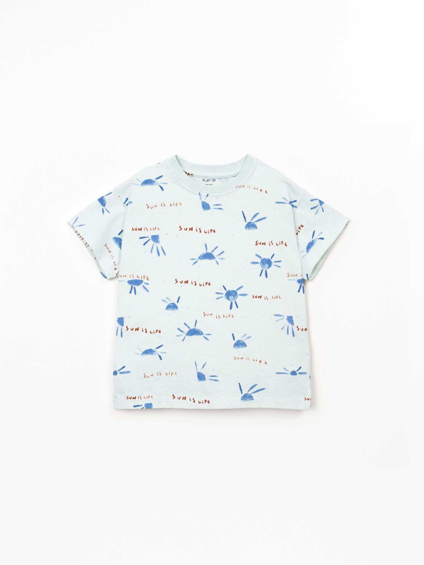 T-shirt anti-UV avec imprimé soleil