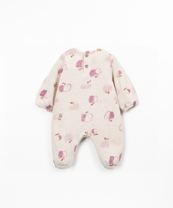 Combinaison en maille avec imprim?