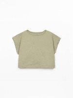 T-shirt en m�lange de coton biologique et coton recycl�