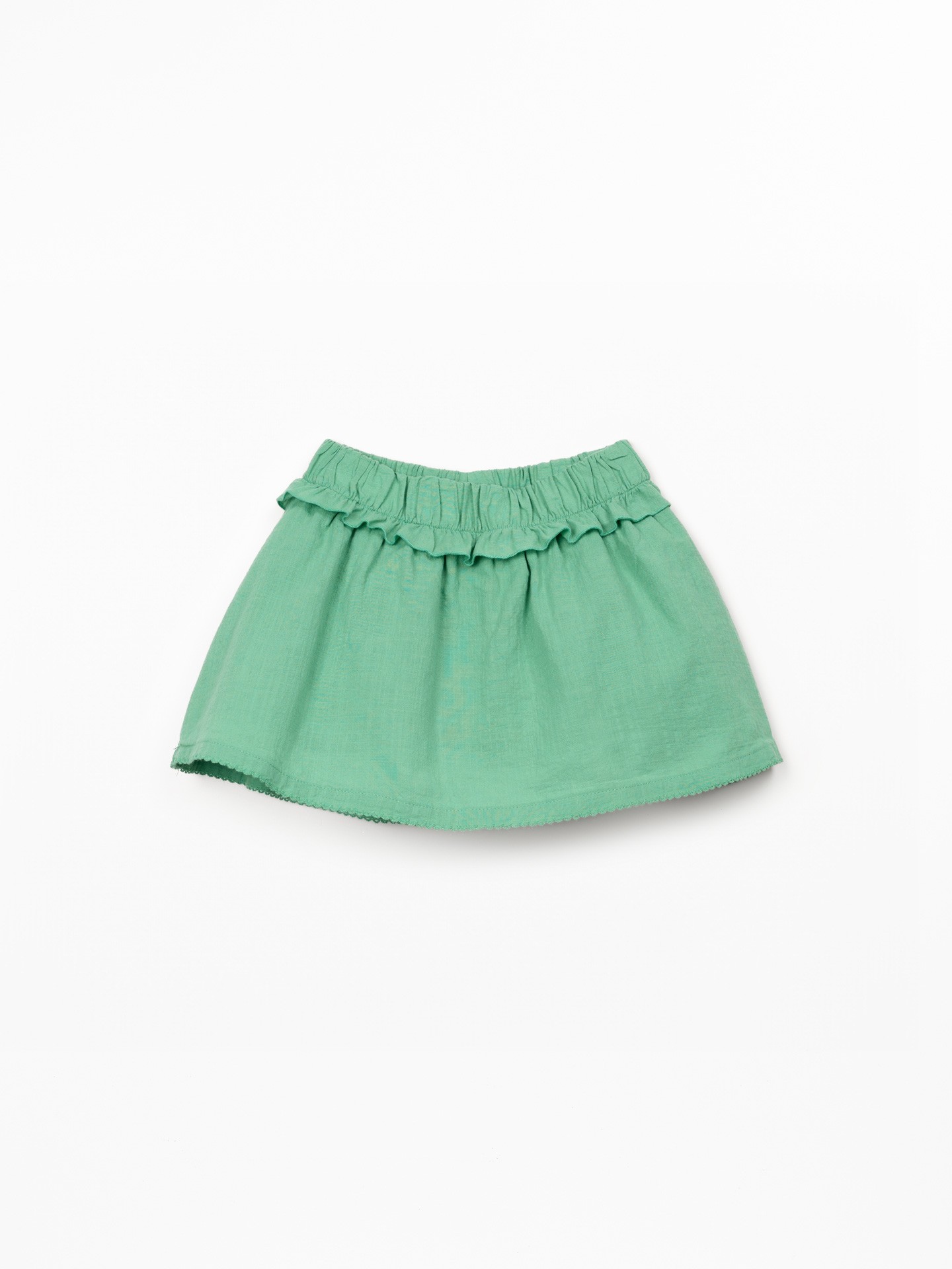 Jupe-short en tissu de coton biologique