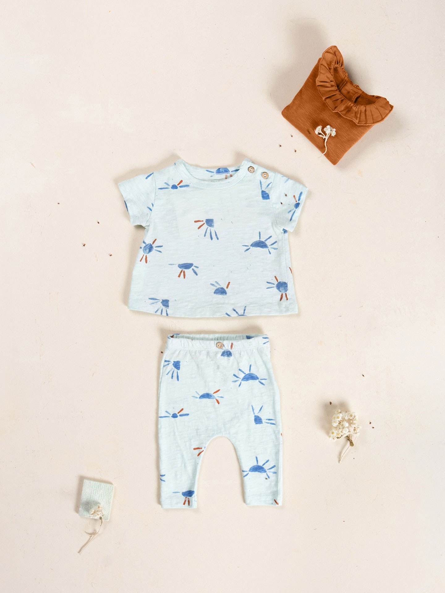 Leggings avec imprimé soleil