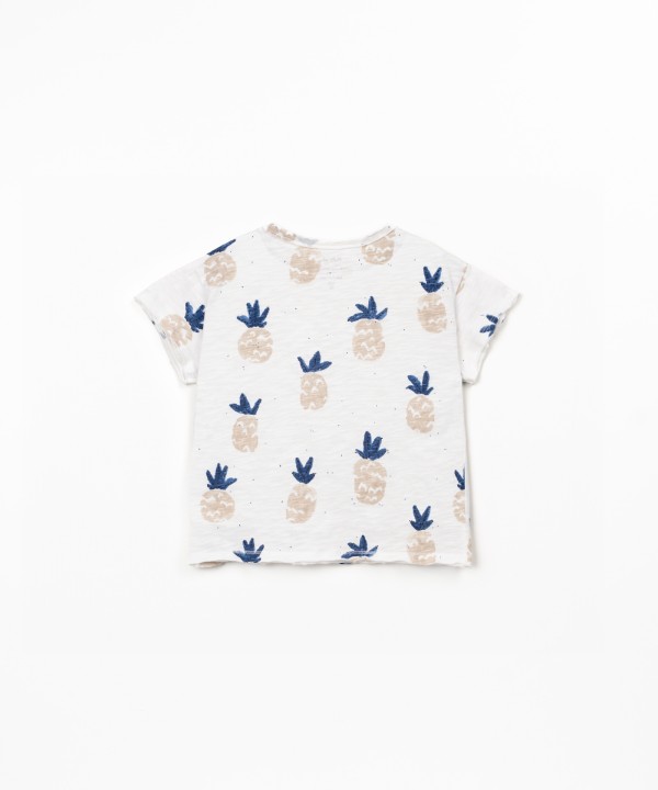 T-shirt avec imprim� ananas